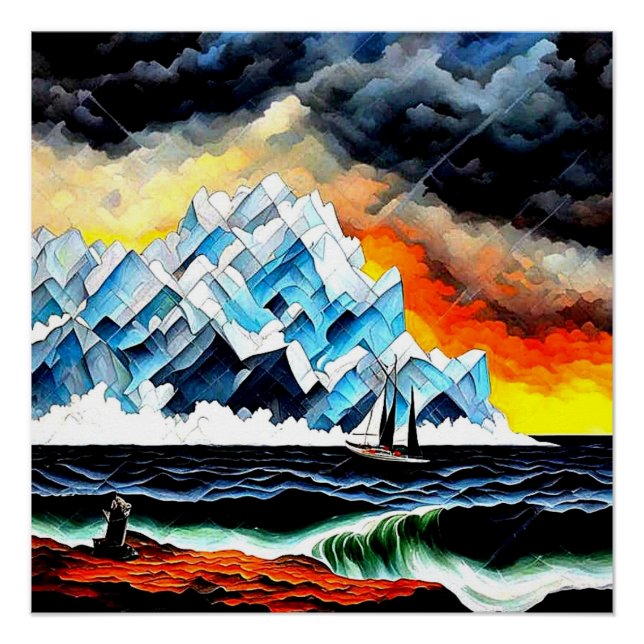 Passing the Iceberg Poster (Front)