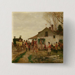 Passing the Outpost 15 Cm Square Badge
