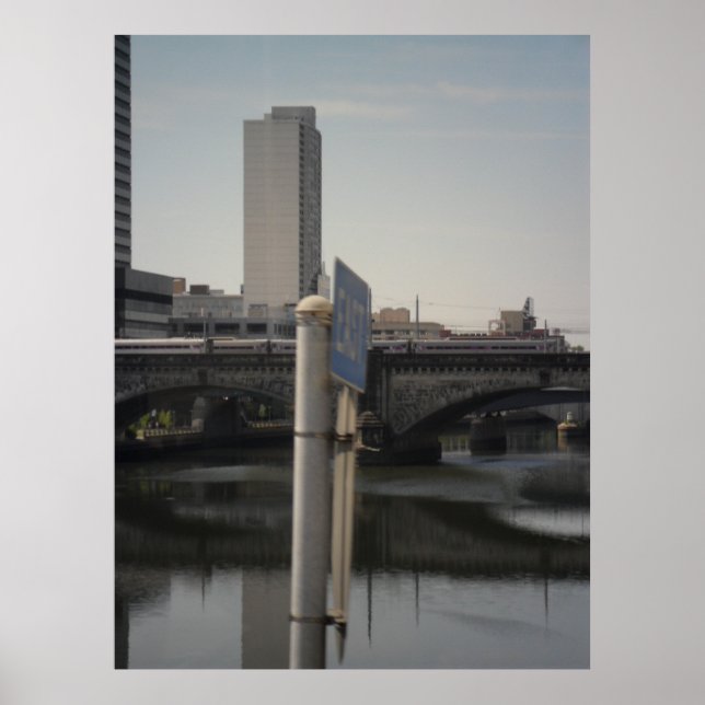 Passing the Upside Down World of Reflections Poster (Front)