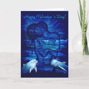Passion act - pair with Dolphin pair Holiday Card