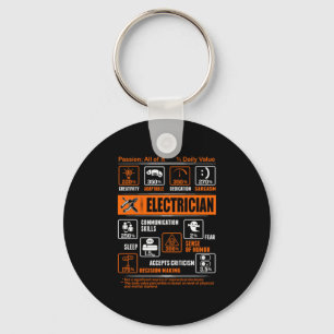 Passion All of it Electrician Key Ring