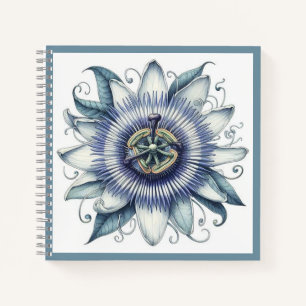 Passion Flower Spiral Notebook