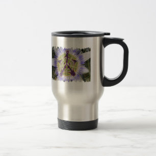 Passion flower travel mug