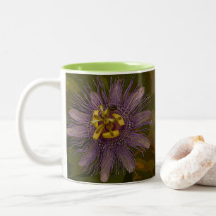 Passion Flower Two-Tone Coffee Mug