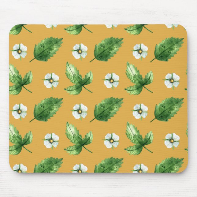 Passion Flower Vine Mouse Mat (Front)