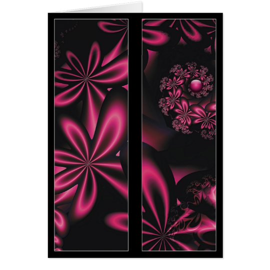 Passion Flowers Bookmark Card