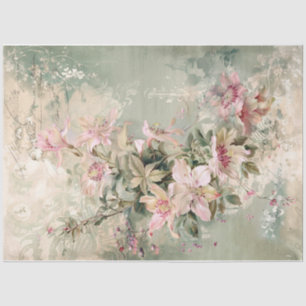 Passion flowers two tissue paper