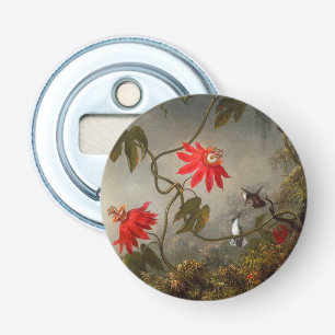 Passion Flowers with Hummingbirds Heade Bottle Opener