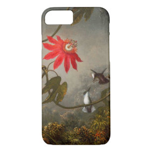 Passion Flowers with Hummingbirds Heade iPhone 8/7 Case