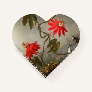 Passion Flowers with Hummingbirds Heade Notebook