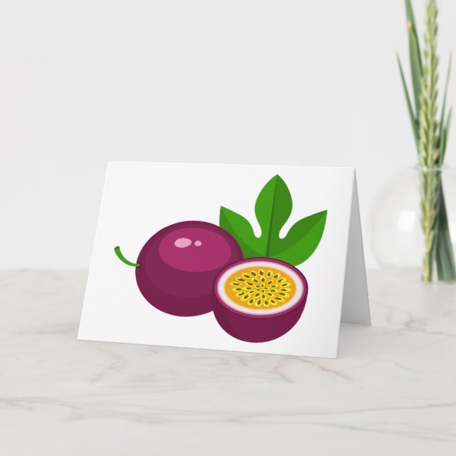 Passion fruit card (Front)