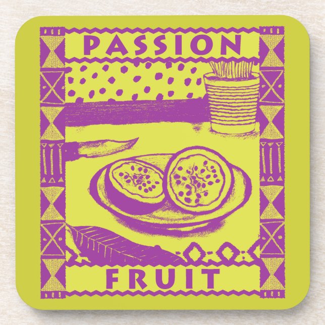 Passion Fruit Coaster (Front)