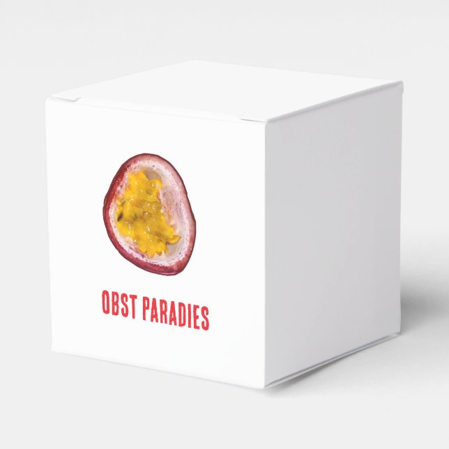 Passion Fruit Favour Box (Front Side)