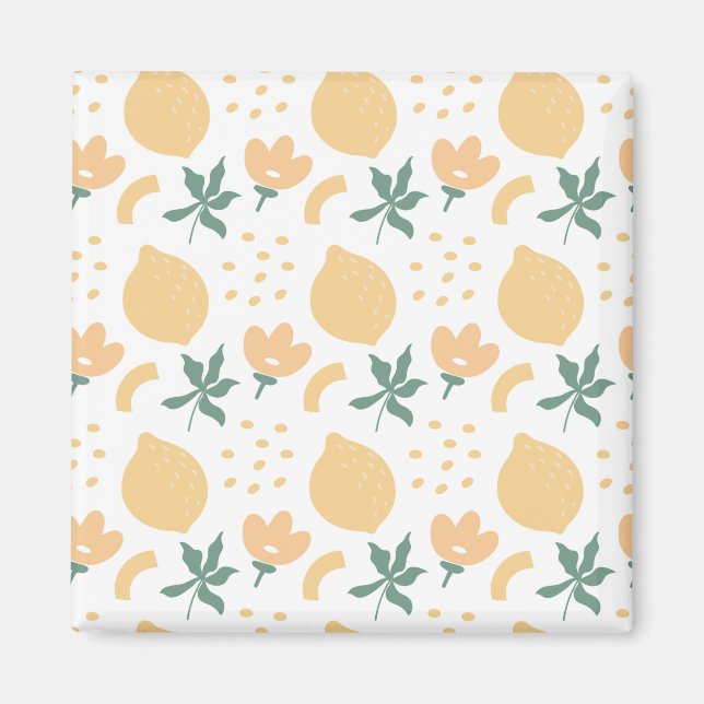Passion Fruit Flower Magnet (Front)