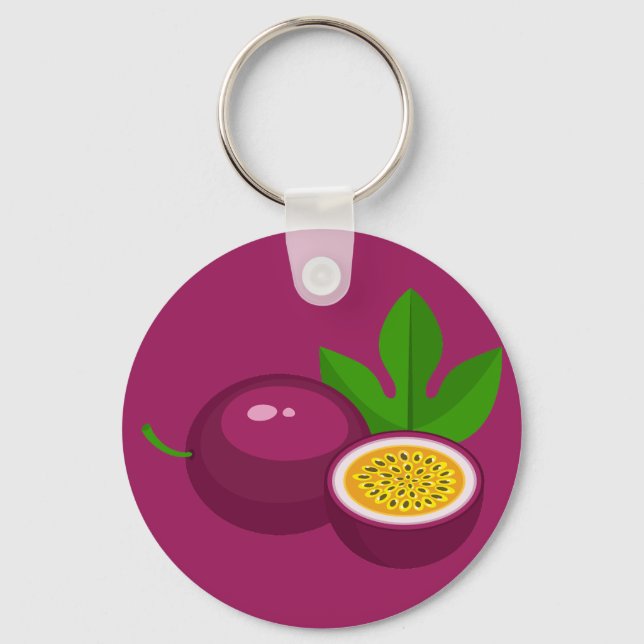 Passion fruit  key ring (Front)
