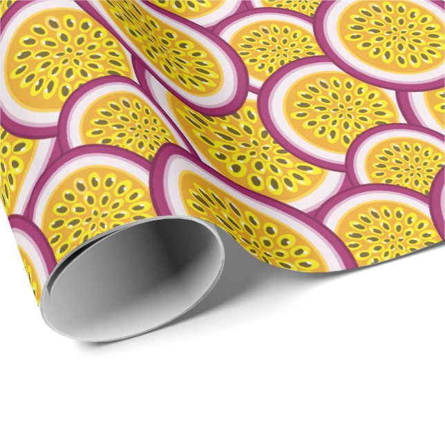 Passion fruit slices wrapping paper (Roll Corner)