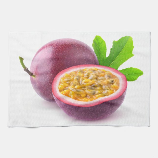 Passion fruits tea towel (Horizontal)