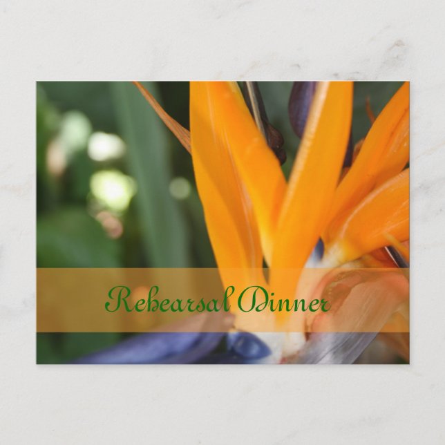 Passion in Paradise Rehearsal Dinner postcards (Front)