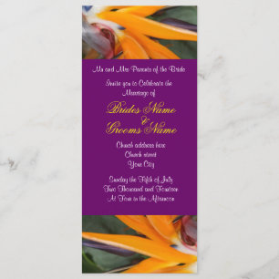Passion in Paradise Tropical  Wedding Invitations