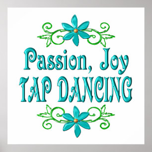 Passion Joy Tap Dancing Poster