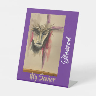 Passion of Christ Pedestal Sign