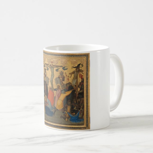Passion of Jesus Christ Crucifixion Painting Coffee Mug (Front Right)
