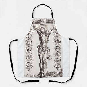 Passion of Jesus crucifixion of Christ Apron