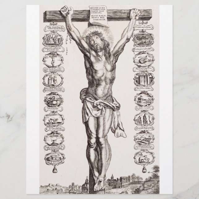Passion of Jesus crucifixion of Christ Flyer (Front)