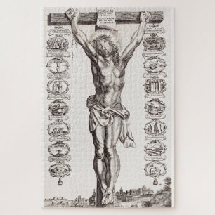 Passion of Jesus crucifixion of Christ Jigsaw Puzzle