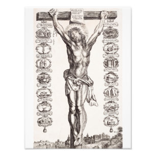 Passion of Jesus crucifixion of Christ Photo Print