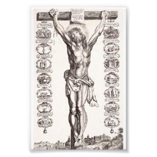 Passion of Jesus crucifixion of Christ Photo Print