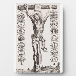Passion of Jesus crucifixion of Christ Plaque