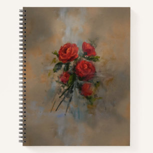 Passion Red Roses Notebook
