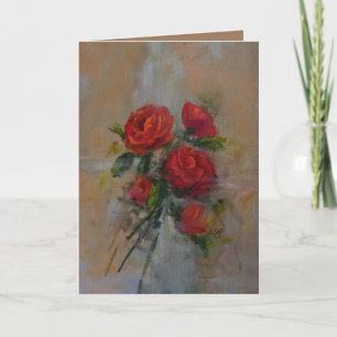Passion Red Thank You Card