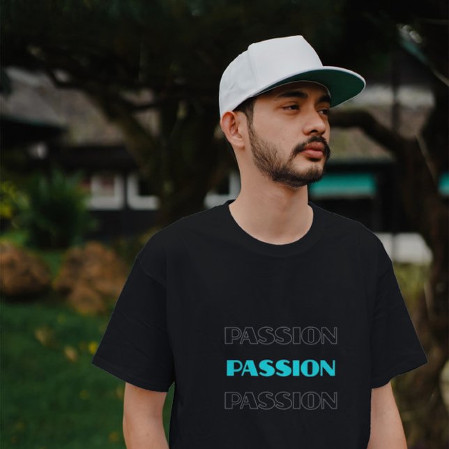 Passion repeated word t-shirt design  (Creator Uploaded)