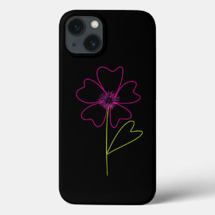 Passionate about pink flowers iPhone 13 case