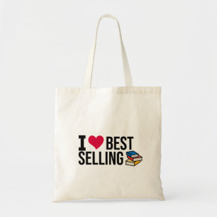 Passionate Bookworm: Best Selling Books Lover Tote Bag