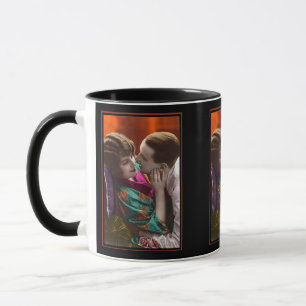 passionate couple vintage retro mug