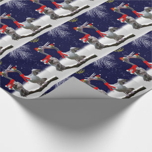 Passionate Pelicans Christmas Wrapping Paper
