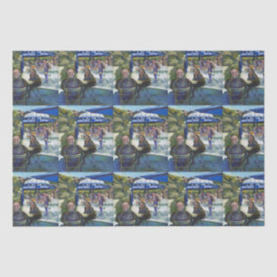 Passionate People Playing in the Park, NYC Tissue Paper