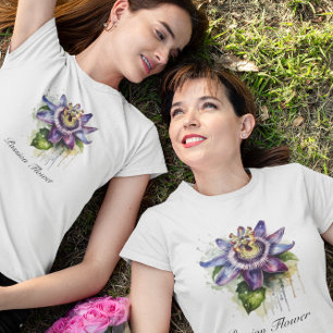 Passionate Purple Passion Flower T-Shirt