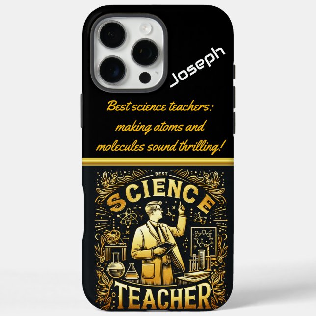 Passionate Science Teacher Inspires Students Case-Mate iPhone Case (Back)