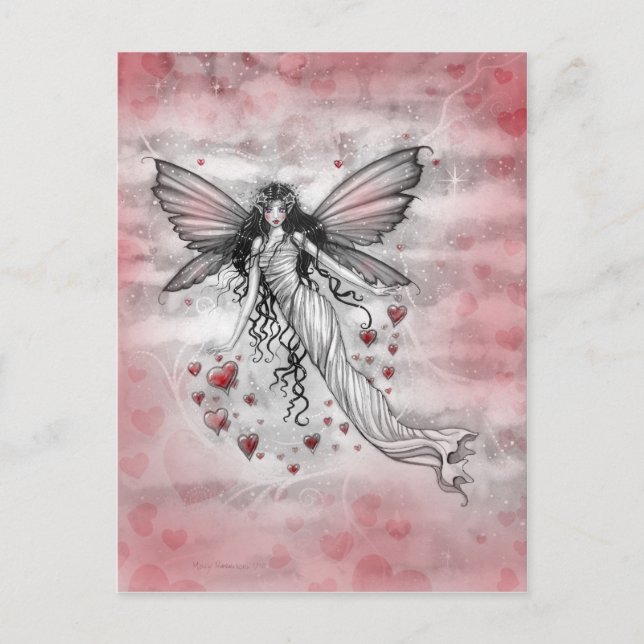 Passionate Sky Valentine Postcard (Front)