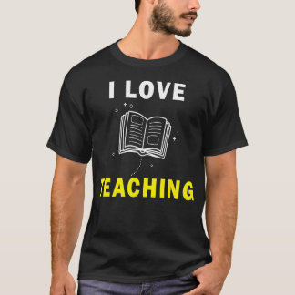 Passionate Teaching Quote With Bold Academic Messa T-Shirt