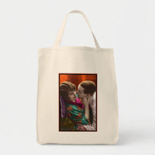 passionate vintage retro tote bag