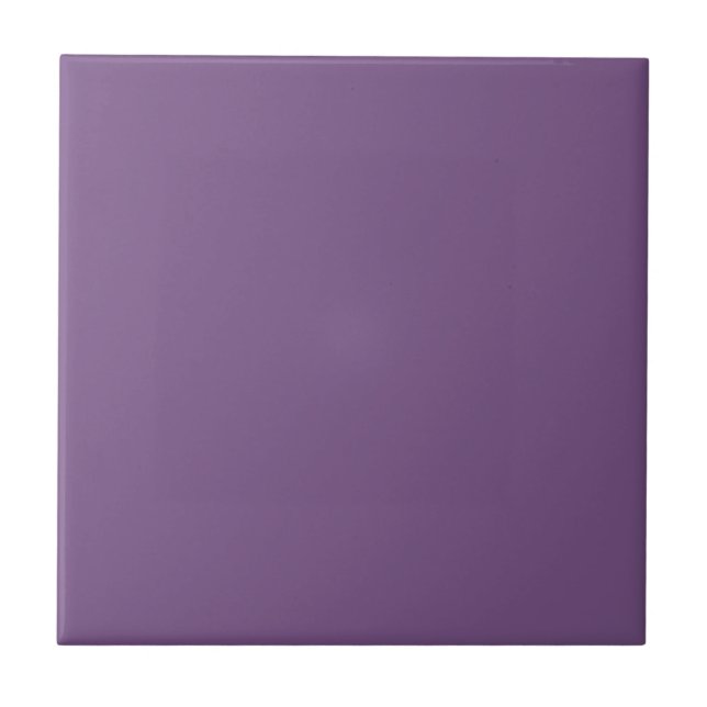 Passionately Purple Square Kitchen and Bathroom  Tile (Front)