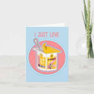Passionfruit yogurt card