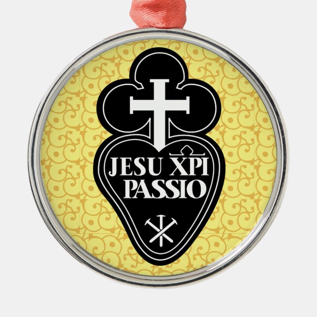 Passionists symbol Christmas tree Ornament (Front)