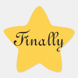 Passive Aggressive: Gold Star Star Sticker