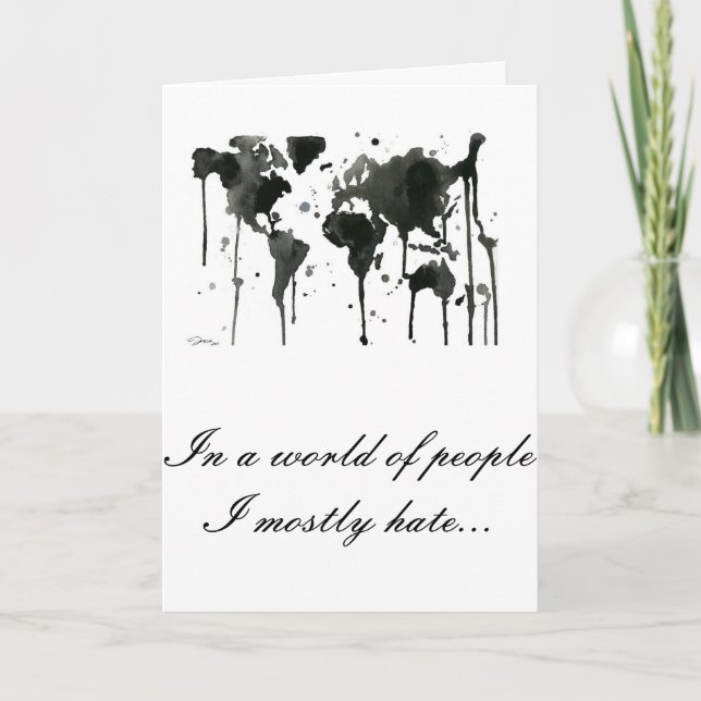 Passive Aggressive Valentines Day Card (Front)